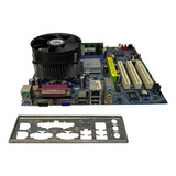 Kit Placa Mãe Ga8s661x rh Pentium 4 3 06ghz Cooler 1gb Mem 
