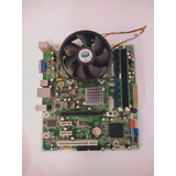Kit Placa Mãe Hp Ms 7525 Core 2 Duo E7400 4gb Com Defeito 