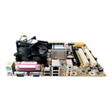 Kit Placa Mãe Ipm41 d3 4gb Ddr3 E Processador Quadcore Q6600