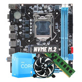 Kit Placa Mãe Lga1155 B75 M2 I3 3220 8gb Gigalan