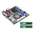 Kit Placa Mãe Mini Itx + Processador Dual Core + Memória 4gb
