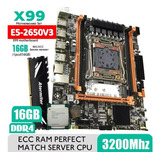 Kit Placa Mãe X99 Xeon E5 2650 V3 16 Gb Ram Ddr4