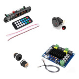 Kit Placa Mp3 E Amplificador 240w Rms Montagem Caixa De Som