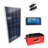 Kit Placa Solar 150w Controlador 10a