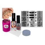 Kit Placas E Carimbos De Unhas Iniciante comesse Agora