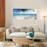 Kit Placas Quadros Decorativos 3 Pçs 20x30 Mar E Praia 06