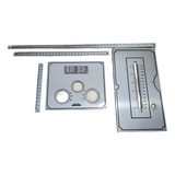 Kit Plaquetas Metálicas Para Furadeira Fresadora Kone Kff 30
