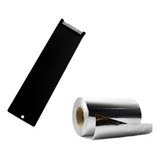 Kit Plaquete P Luzes Dentada Rolo De Aluminio Texturizado