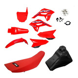 Kit Plastico Amx Crf230 C Adesivos Tanque E Banco