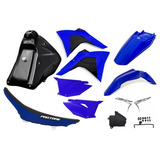 Kit Plastico Crf 230 Amx 2019 Adaptável Xr 200 Tornado Azul