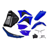 Kit Plastico Crf 230 Amx 2019 Adaptável Xr 200 Tornado Azul