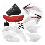 Kit Plástico Crf230 Amx Adaptação Xr 200 Tornado Xtz Dt Bros