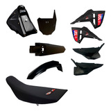 Kit Plástico F21 Ride Roupa Crf230f Adaptável banco tanque