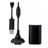 Kit Play E Charge Para Controle Sem Fio Xbox 360 - Acompanha Bateria E Carregador