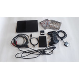 Kit Playstation 2 Slim + Hd Externo 500gb + Opl + 1 Controle