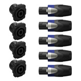 Kit Plug Speakon 5