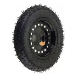 Kit Pneu Completo Para Carrinho De Mão Carriola Aro 8 3 25 8