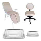 Kit Podologia Bege Cadeira