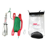 Kit Poita Zava 2 0 Kg Para Caiaque Enrolador 30m Corda