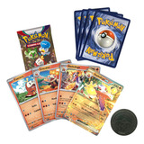 Kit Pokémon Skeledirge Ex Booster Moeda Lote 100 Cartinhas