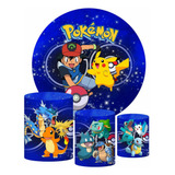 Kit Pokemon Trio Capas De Cilindro