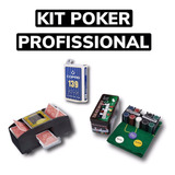 Kit Poker Profissional  embaralhador De Cartas baralho Copag