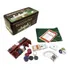 Kit Poker Texas Holdem Lata 200 Fichas 2 Baralhos Feltro