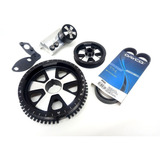 Kit Polia Poli v Para Vw Ar Fusca Com Roda Fônica Mod Fuks