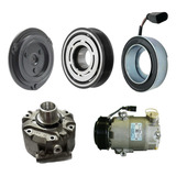 Kit Polia Tampa Compressor Delphi Cvc Vw Fox Polo Gol G5 6pk