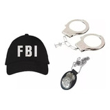 Kit Policial Fbi Policia