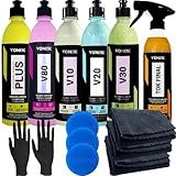 Kit Polidor Automotivo Corte Refino Lustro Pano Cera Vonixx