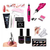 Kit Poligel Completo Alongamento Polygel Unha Postiça 1075