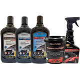 Kit Polimento Automotivo 3 Passos massa De Polir cera Spray