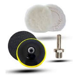 Kit Polimento C Disco 125mm 03 Boina 01 Massa 05 Lixa 1200