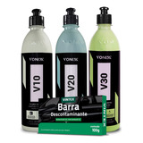 Kit Polimento Corte Refino Lustrador Polidor V bar Da Vonix