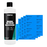 Kit Polimento Farol Automotivo Massa De Polir Vintex Lixas