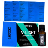 Kit Polimento Farol Lixa Vitrificador V light 20ml Vonixx