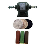 Kit Polimento Ourives Ouro Prata Rodas Massas Ponta Conica