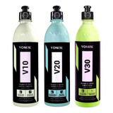 Kit Polimento Vonixx V10 Corte   V20 Refino   V30 Lustro