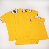 Kit Polo Familia Vestido Polo Camisa Confort Peq plussi 5pçs