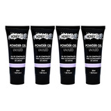 Kit Polygel Honey Girl C 4 Unidade Powder Gel Led Uv 30ml