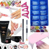 Kit Polygel Poligel Alongamento De Unha Cabine6w Molde F1