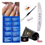 Kit Polygel Poligel Kit Alongamento De Unha Molde F1 Gel 