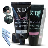 Kit Polygel Poligel Reposição E 2 Gels Lixa Banana