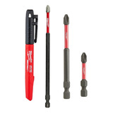 Kit Pontas Bit Philips Ph2 Caneta Marcadora Milwaukee