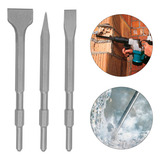 Kit Ponteiro Talhadeira Martelo Profissional Sextavado 17mm