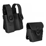 Kit Porta Algema Porta Carregador Tab Lock Fast Preto