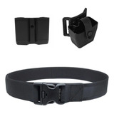 Kit Porta Carregador E Algema Passador cinto Police preto