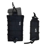 Kit Porta Carregador Walle Tático 556 762 Pistola lanterna