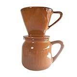Kit Porta Coador E Jarra Cerâmica Arte Tempo Terracota